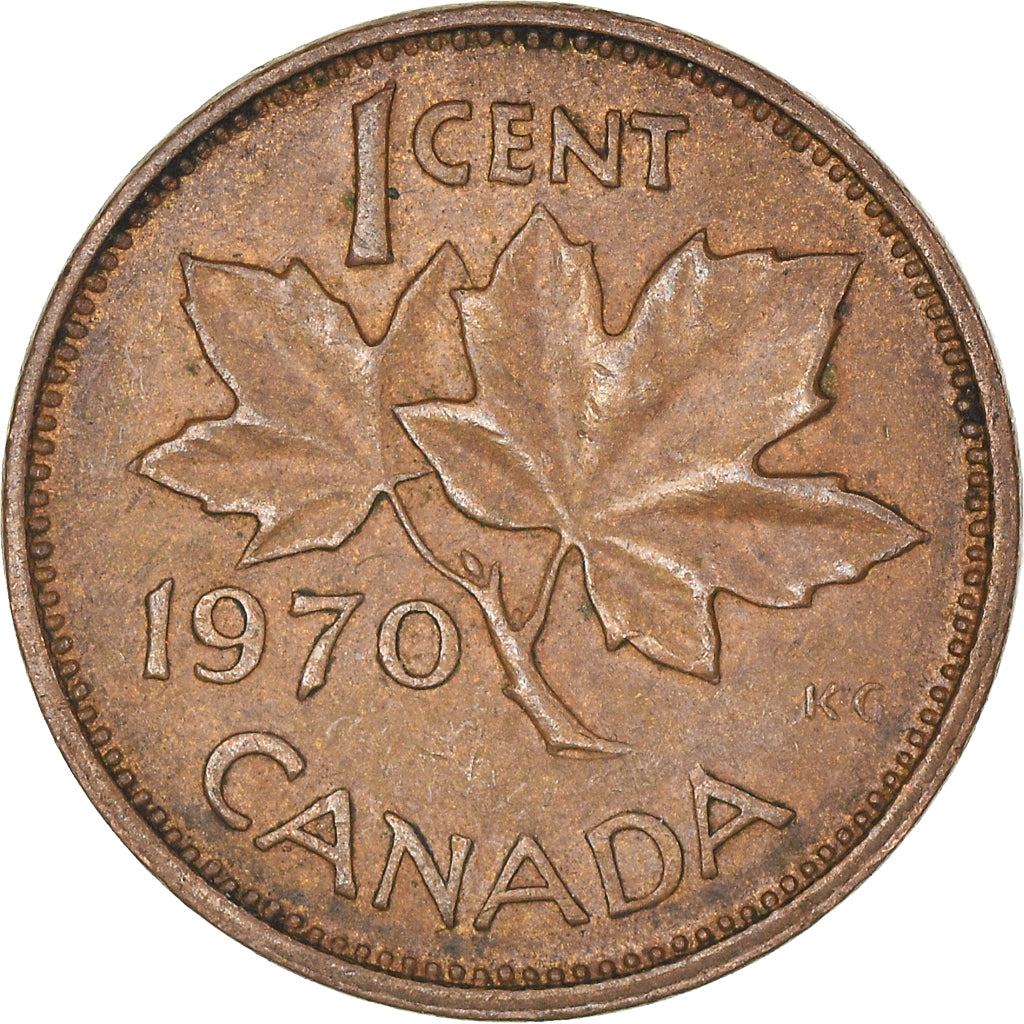 Moneta, Canada, Cent, 1970