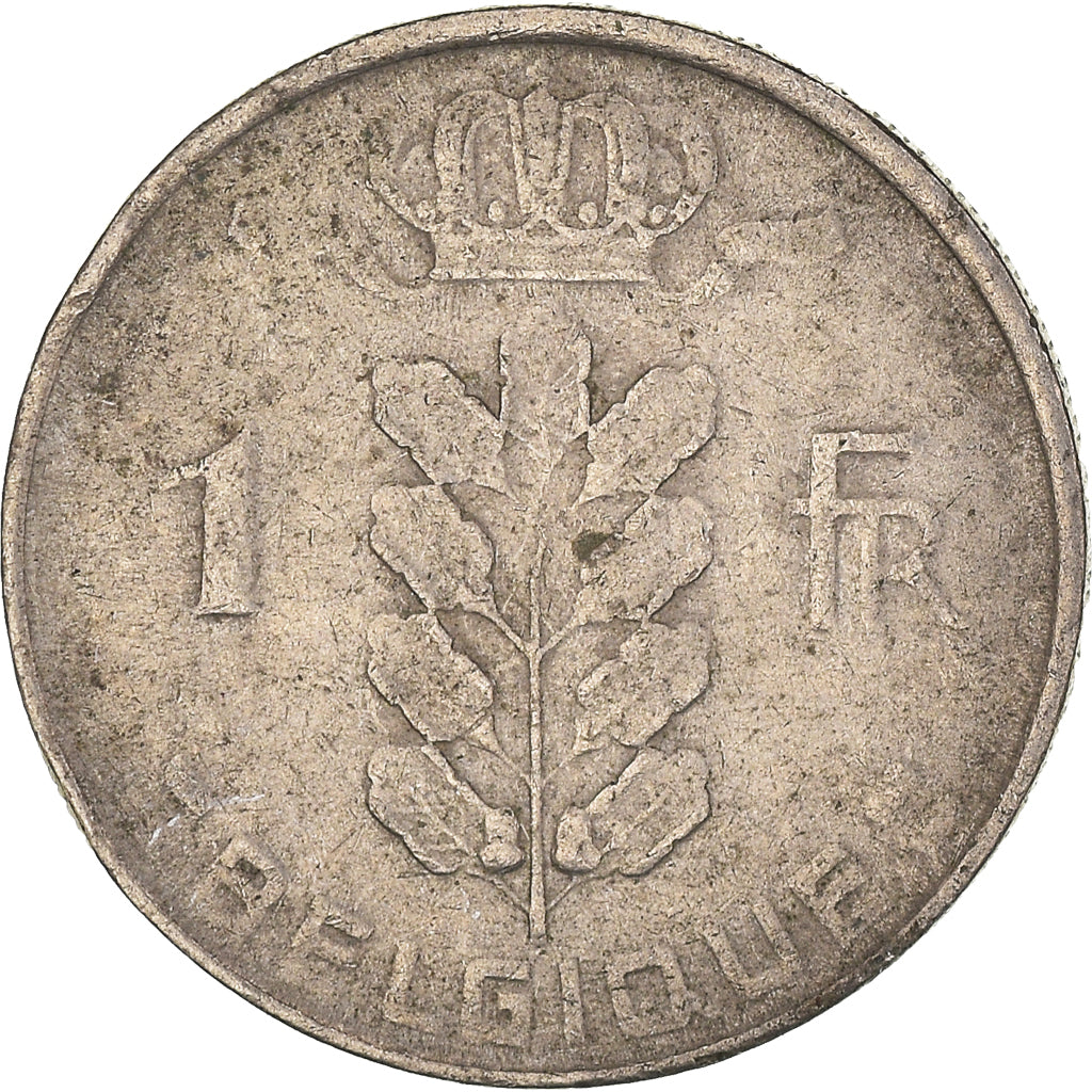 Moneda, Bélgica, Franc, 1965