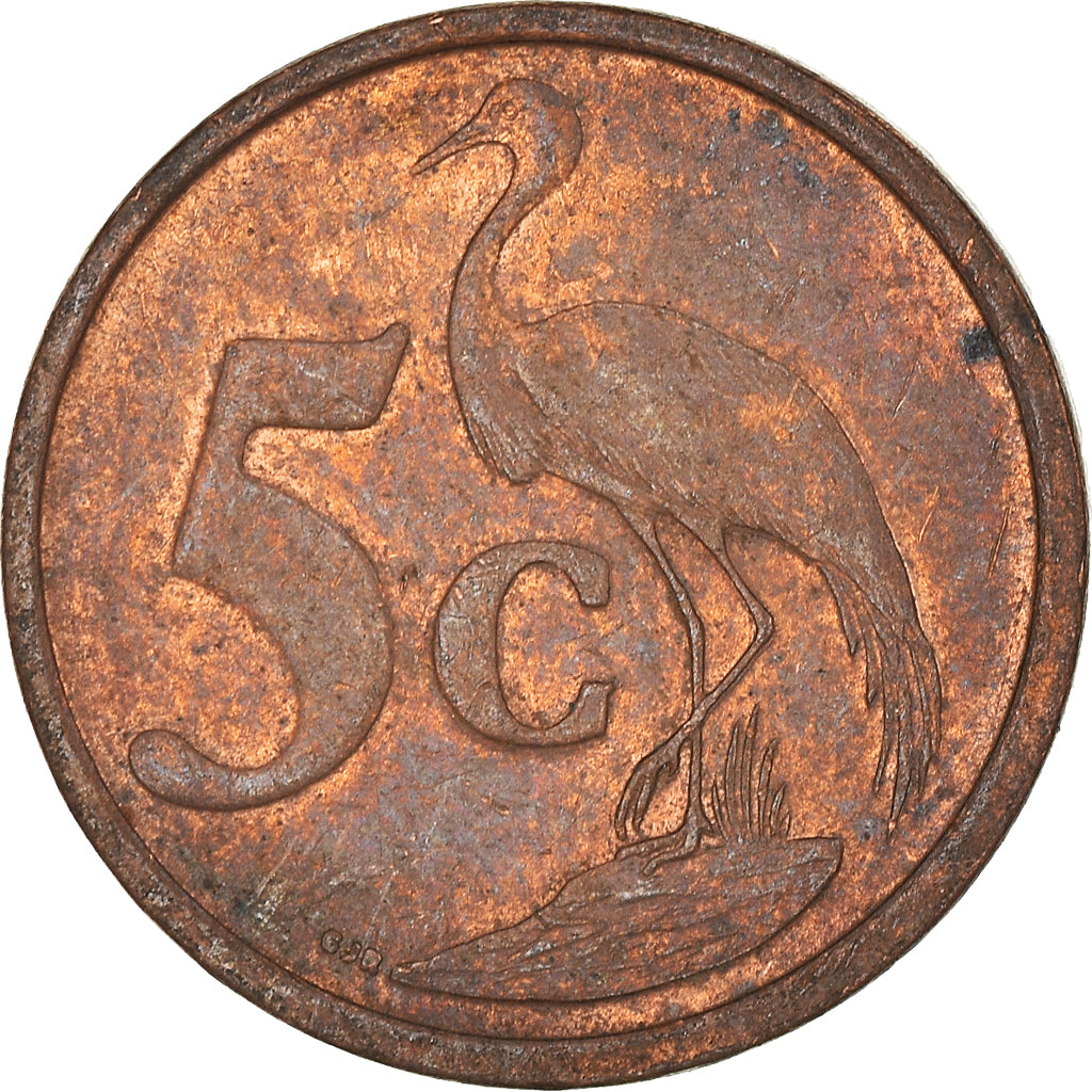 Moeda, África do Sul, 5 Cents, 2003