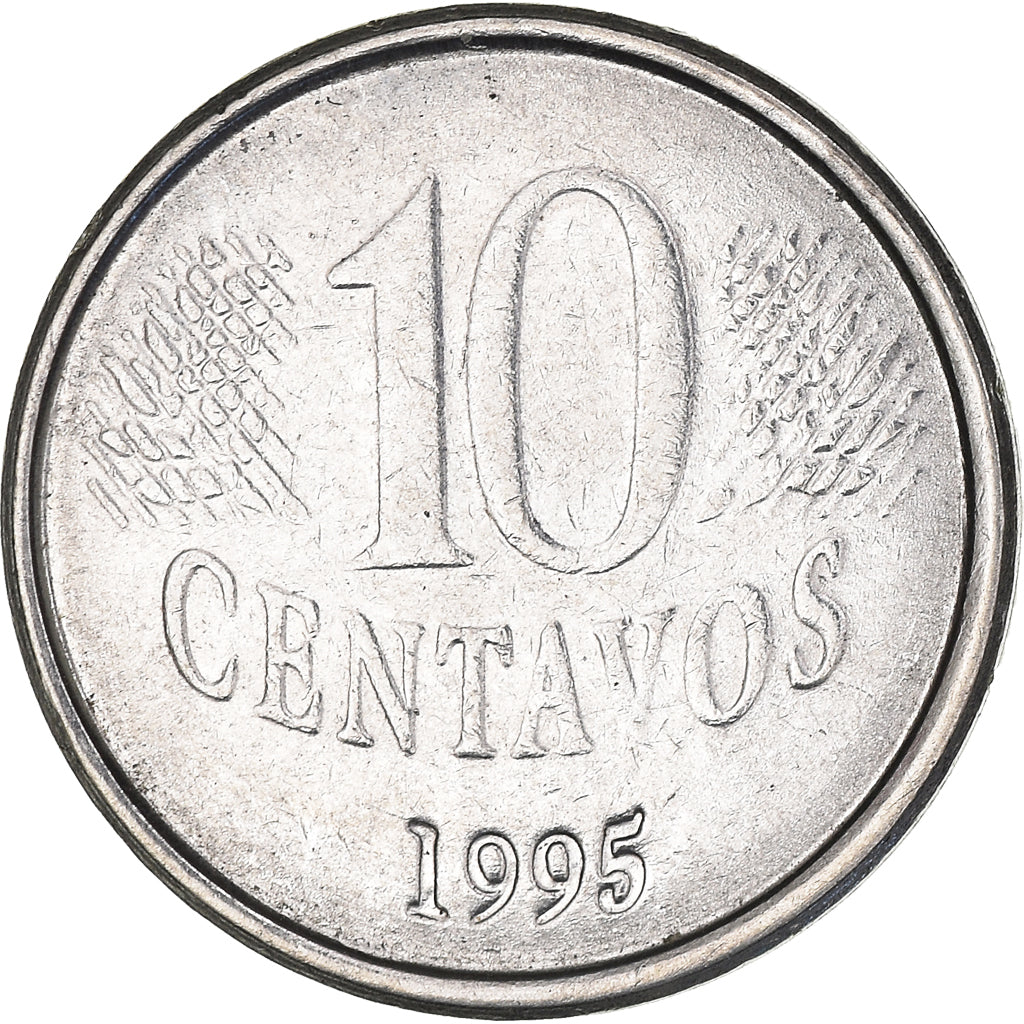Moeda, Brasil, 10 Centavos, 1995