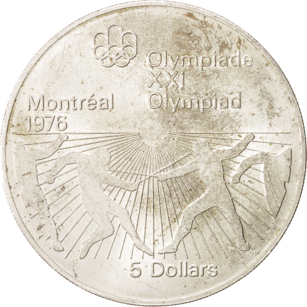 Coin, Canada, Elizabeth II, 5 Dollars, 1976, Royal Canadian Mint, Ottawa