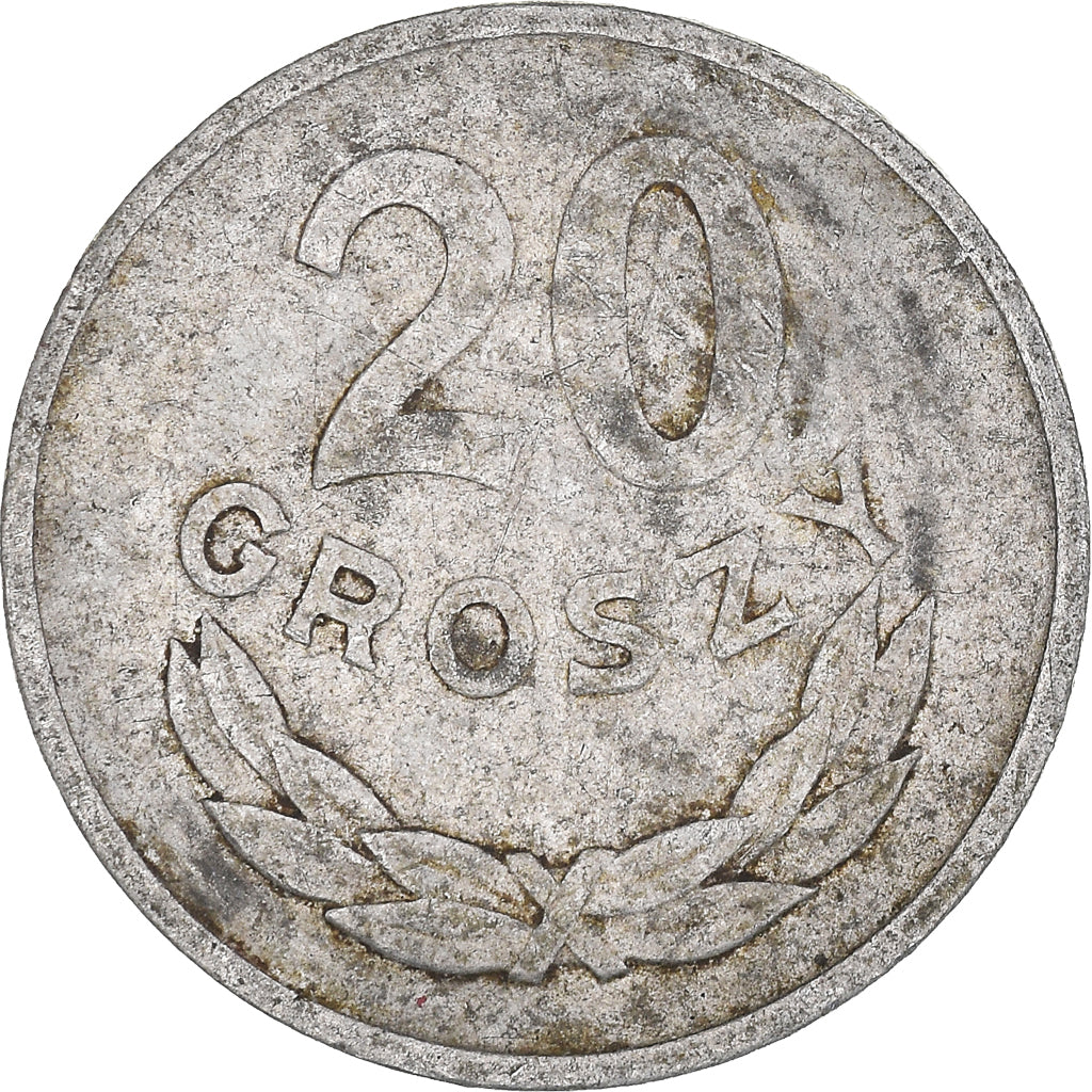 Moeda, Polónia, 20 Groszy, 1961