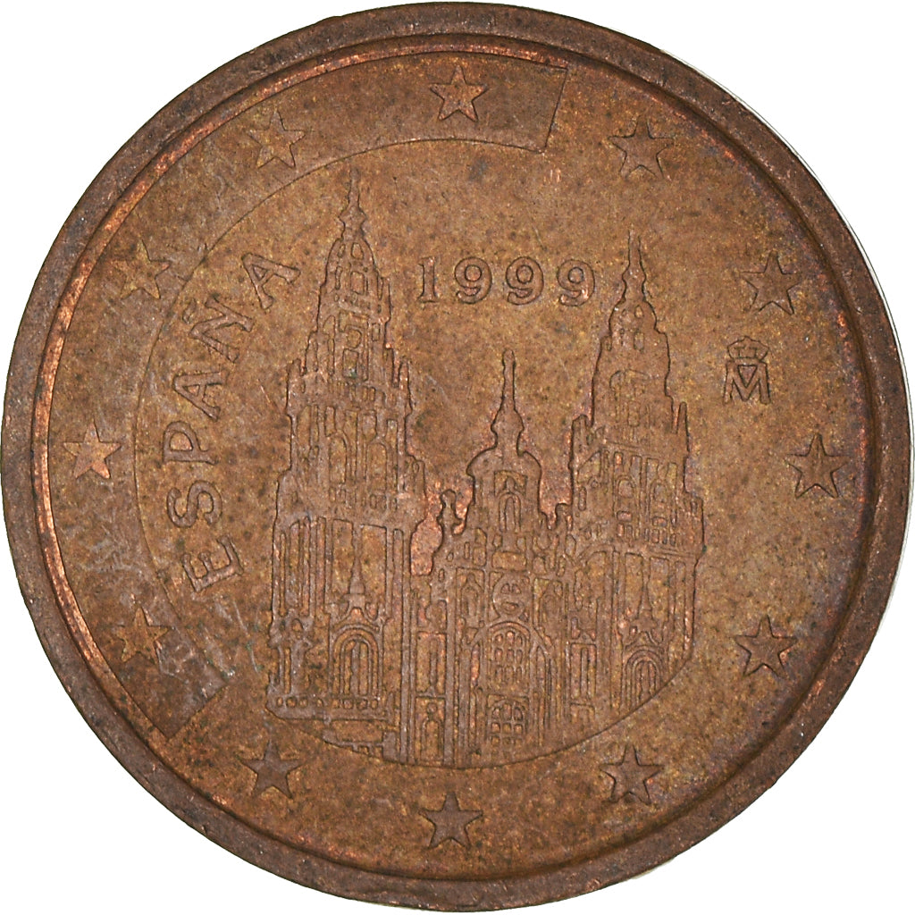 Moneda, España, 2 Euro Cent, 1999