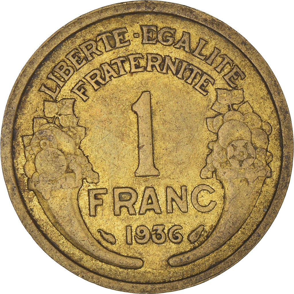 Coin, France, Franc, 1936