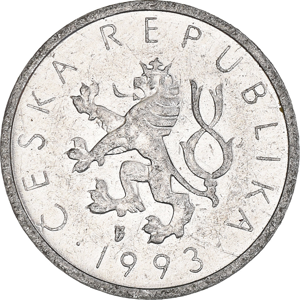 Coin, Czech Republic, 10 Haleru, 1993