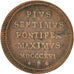 ITALIAN STATES, PAPAL STATES, Pius VII, Quattrino, 1816, Roma, VF(30-35), Cop...