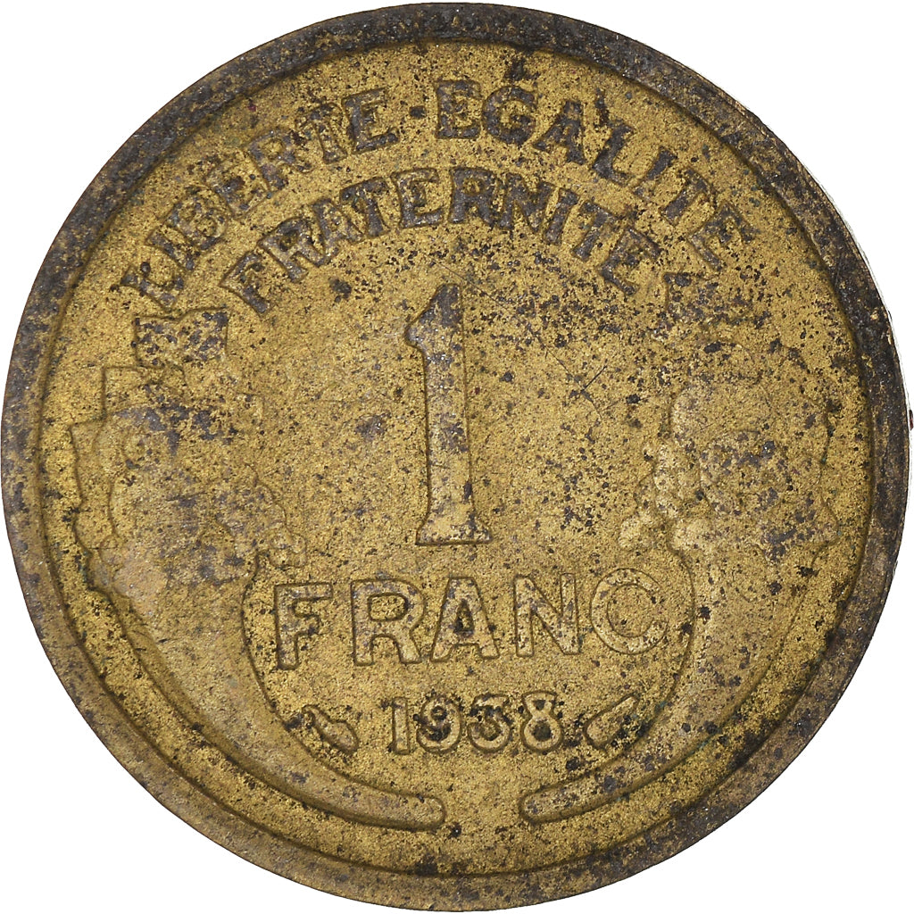 Coin, France, Franc, 1938