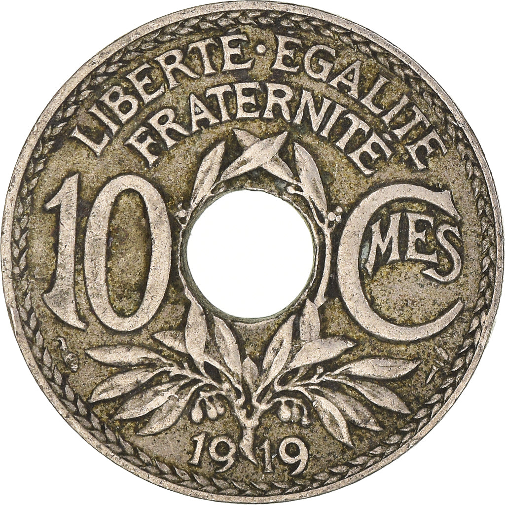 Münze, Frankreich, 10 Centimes, 1919