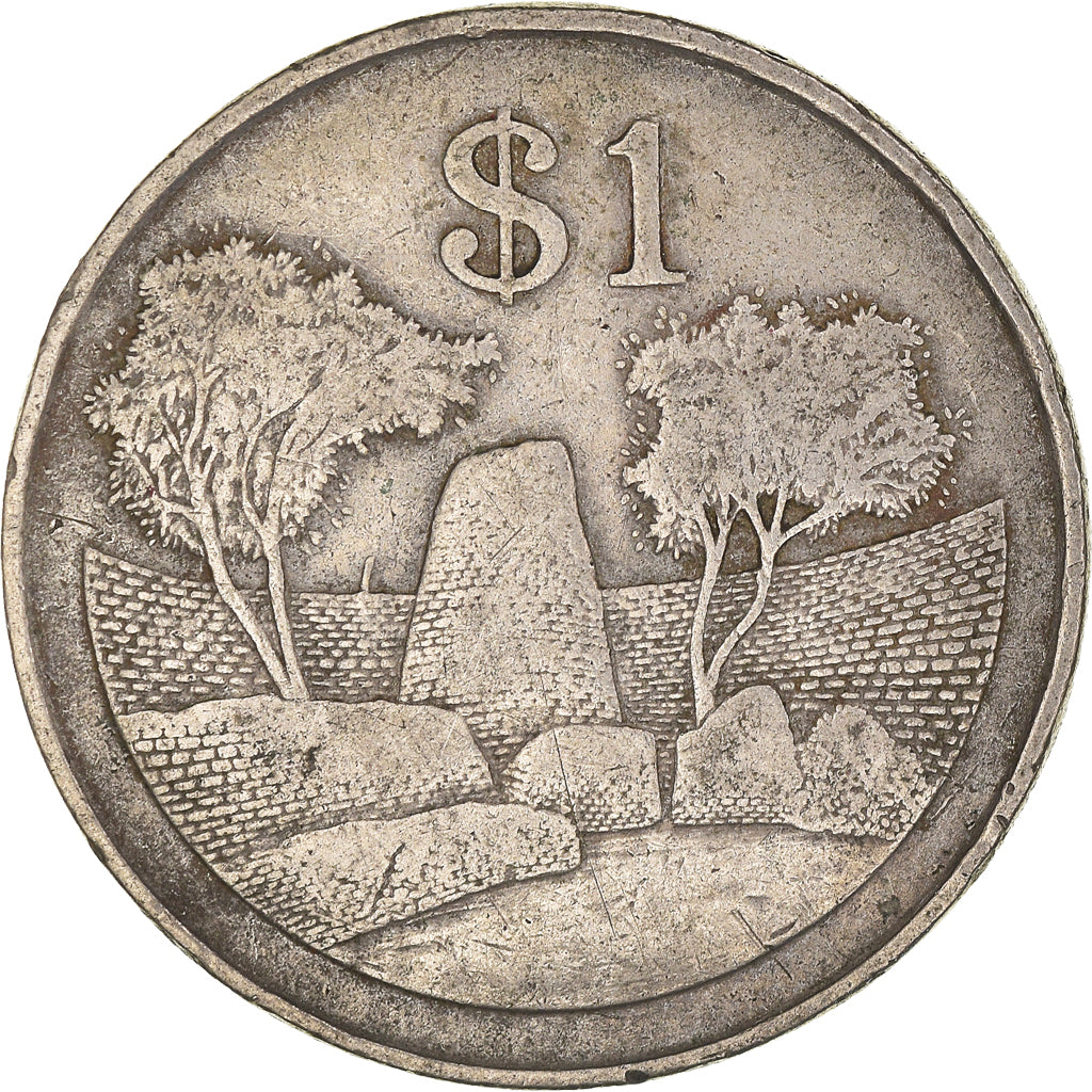 Monnaie, Zimbabwe, Dollar, 1980