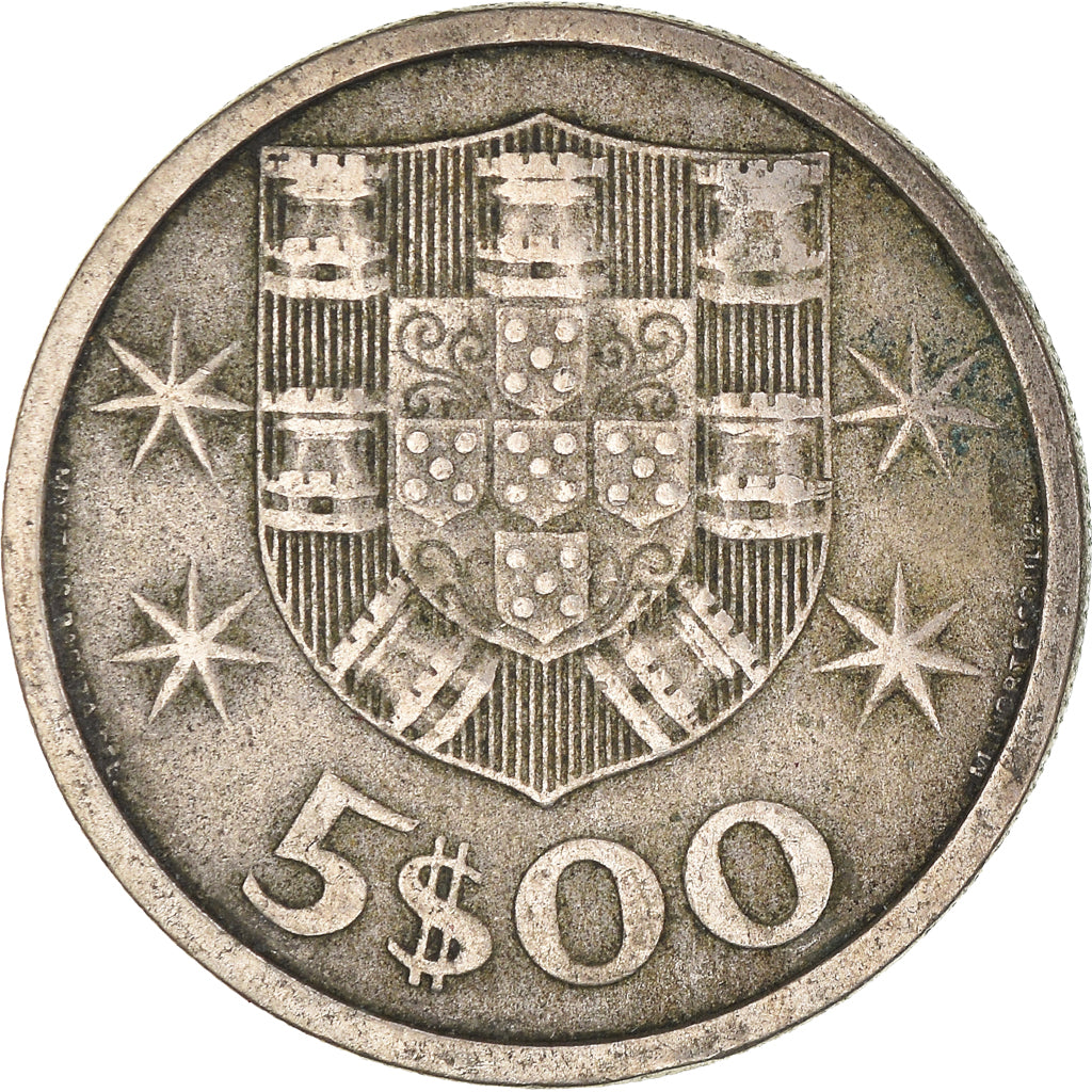 Moneta, Portogallo, 5 Escudos, 1967