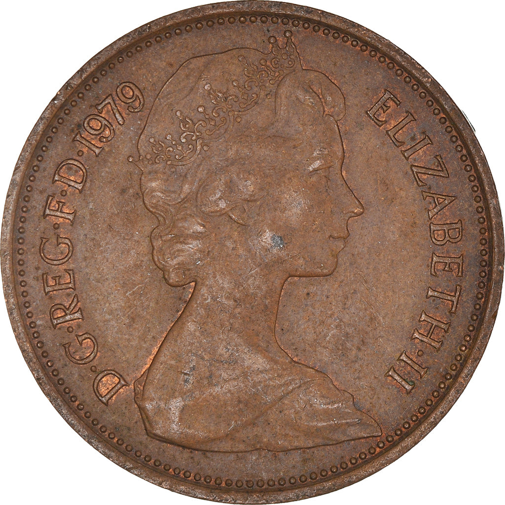 Moneda, Gran Bretaña, 2 New Pence, 1979