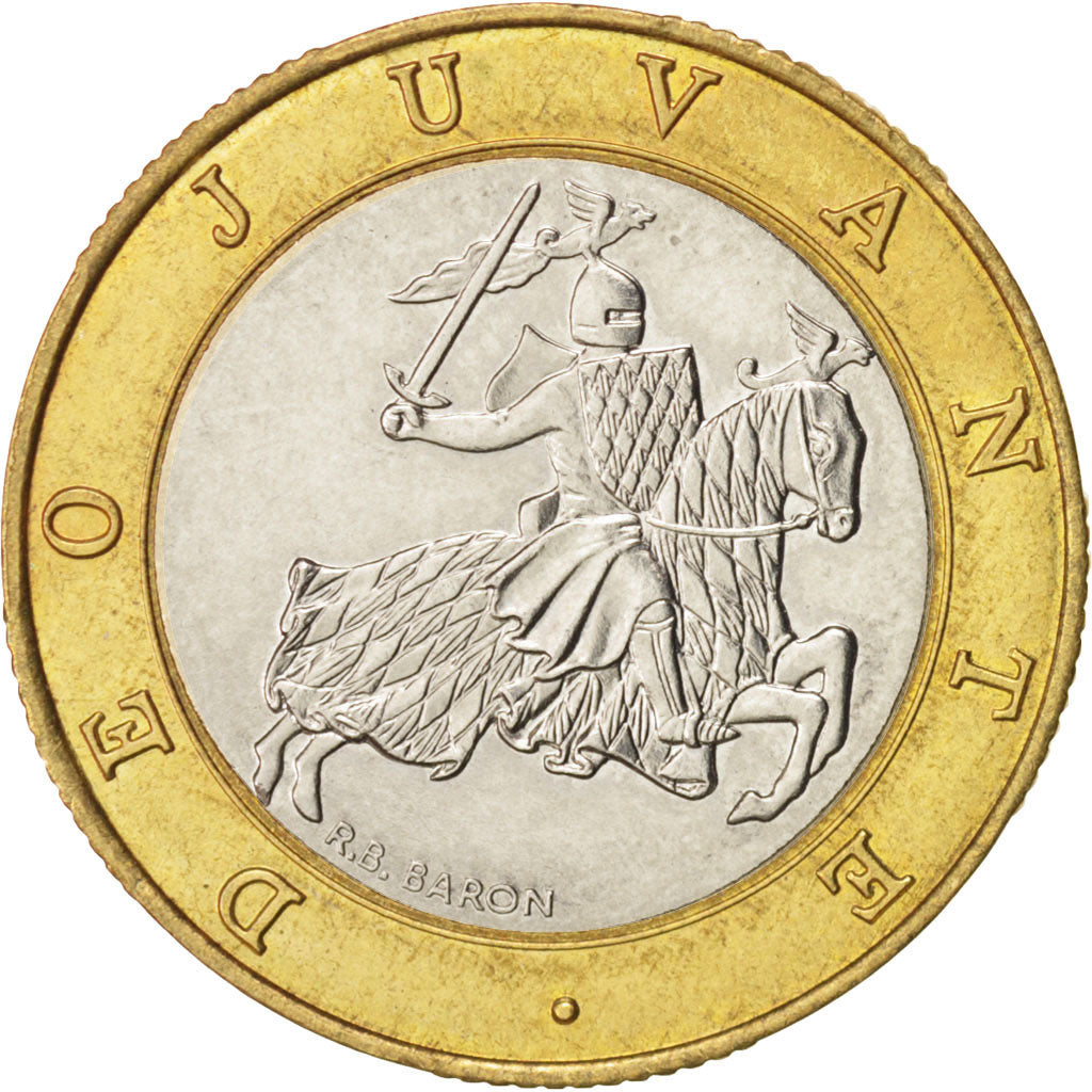 Monaco, Rainier III, 10 Francs, 1989, Paris, AU(55-58), Bi-Metallic, KM:163