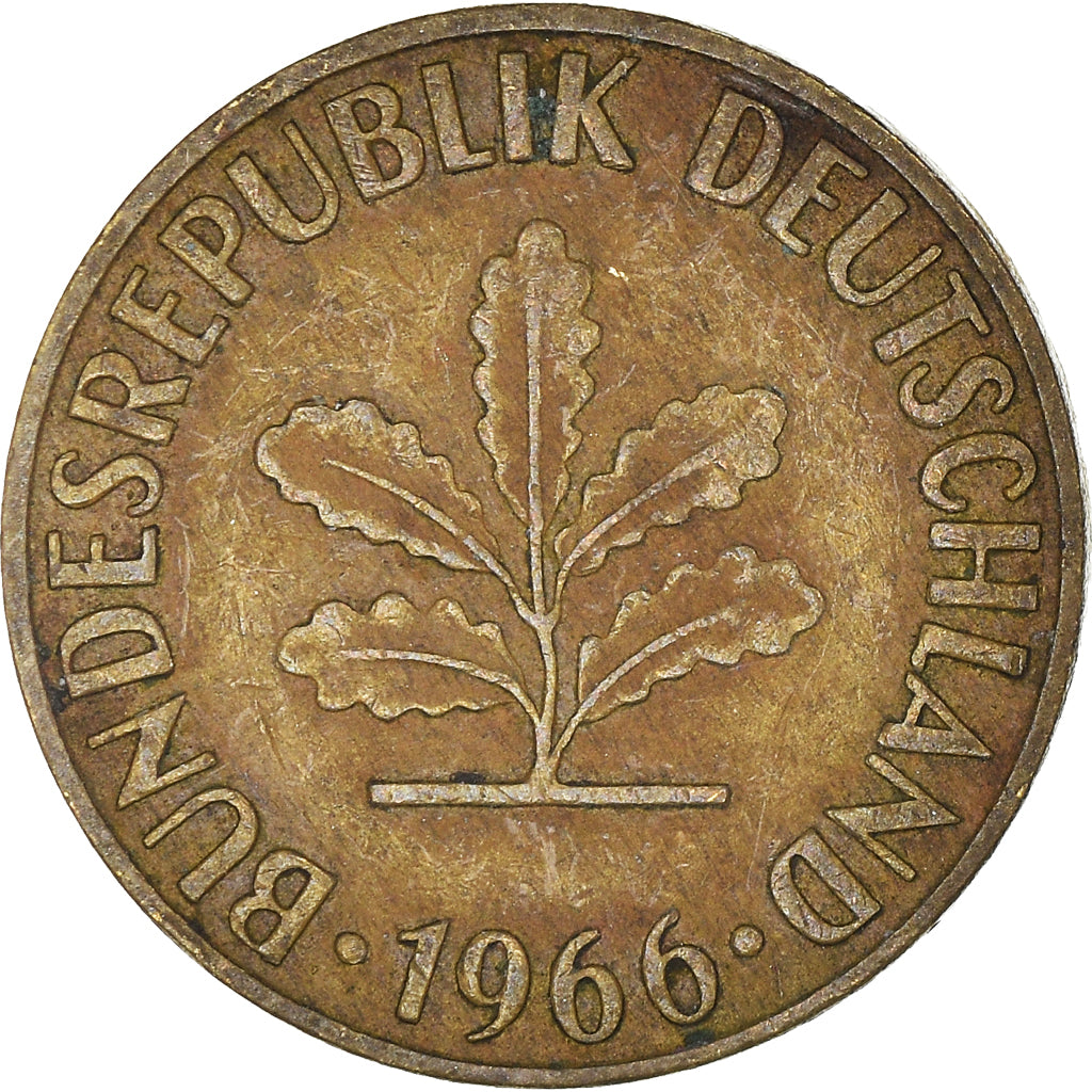 Monnaie, République fédérale allemande, 5 Pfennig, 1966