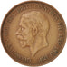 Great Britain, George V, Penny, 1936, EF(40-45), Bronze, KM:838