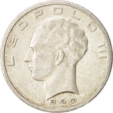 Coin, Belgium, 50 Francs, 50 Frank, 1940, AU(50-53), Silver, KM:122.1
