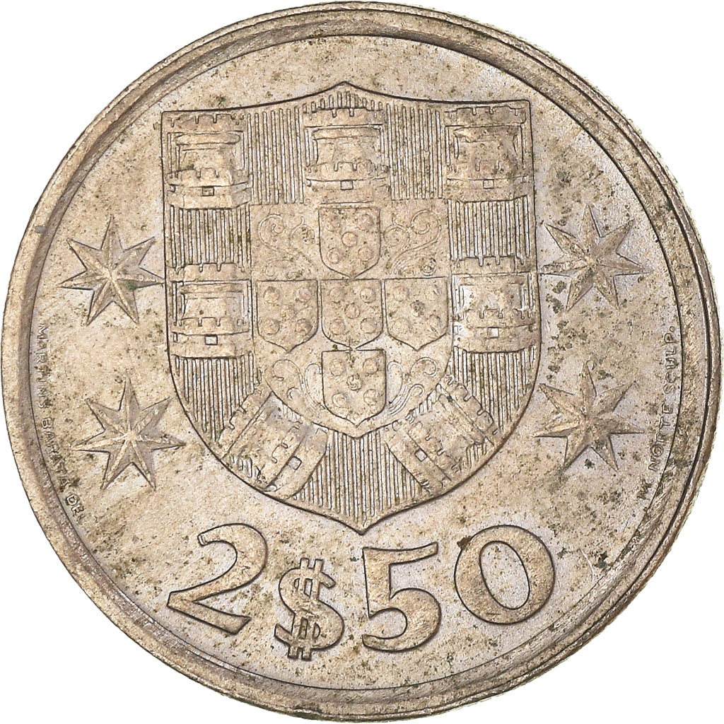 Moneta, Portugal, 2-1/2 Escudos, 1977