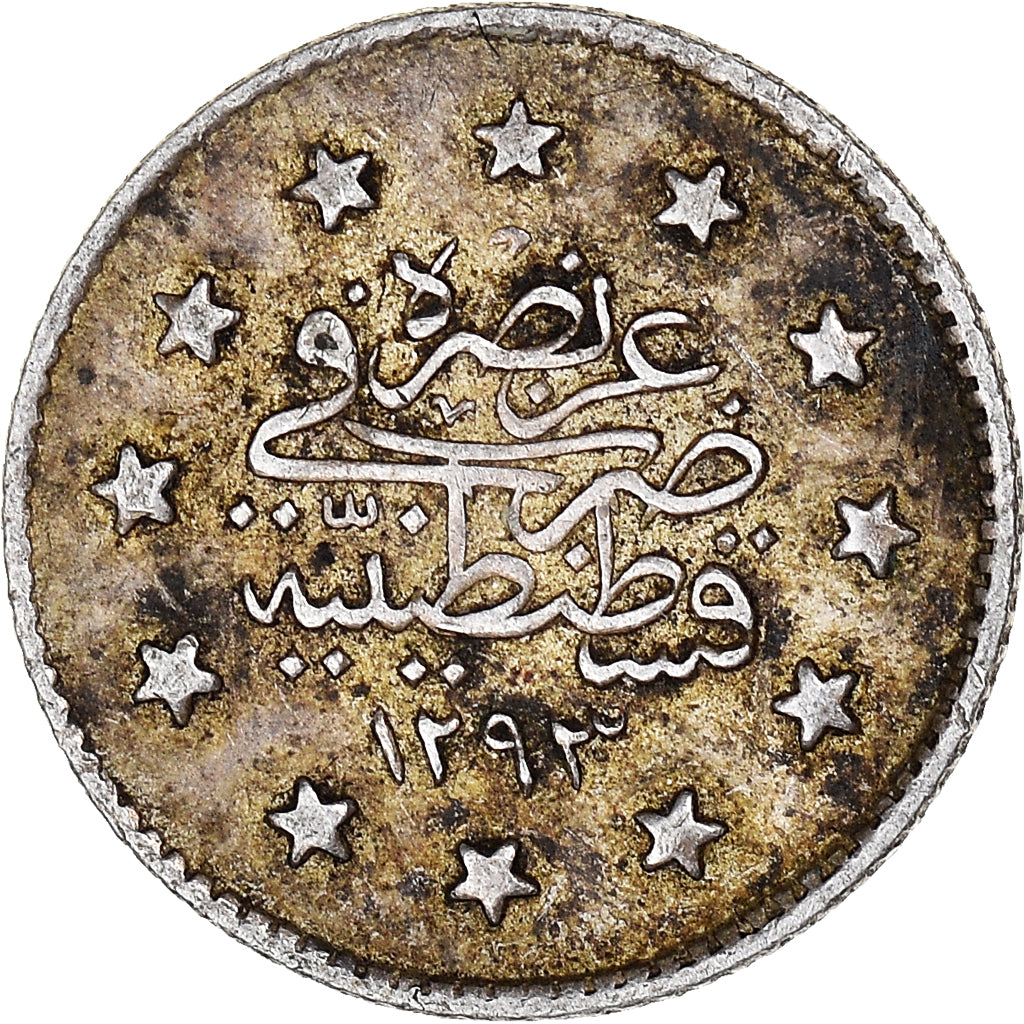 Coin, Turkey, Abdul Hamid II, Kurush, 1901 (AH 1293/27), Qustantiniyah