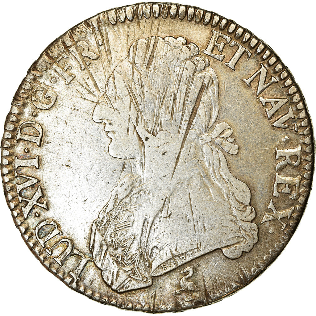Monnaie, France, Louis XVI, Écu aux branches d'olivier, Ecu, 1790, Paris, TB
