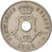 Belgium, 25 Centimes, 1908, EF(40-45), Copper-nickel, KM:63