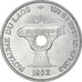 Moneda, Lao, Sisavang Vong, 50 Cents, 1952, Paris, FDC, Aluminio, KM:E3