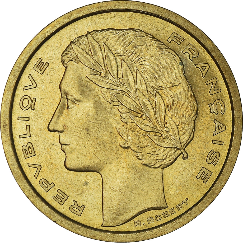Coin, France, 20 Centimes, 1961, MS(63), Aluminum-Bronze, Gadoury:330