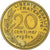 Munten, Frankrijk, 20 Centimes, 1961, Paris, UNC, Aluminium-Bronze, KM:E107