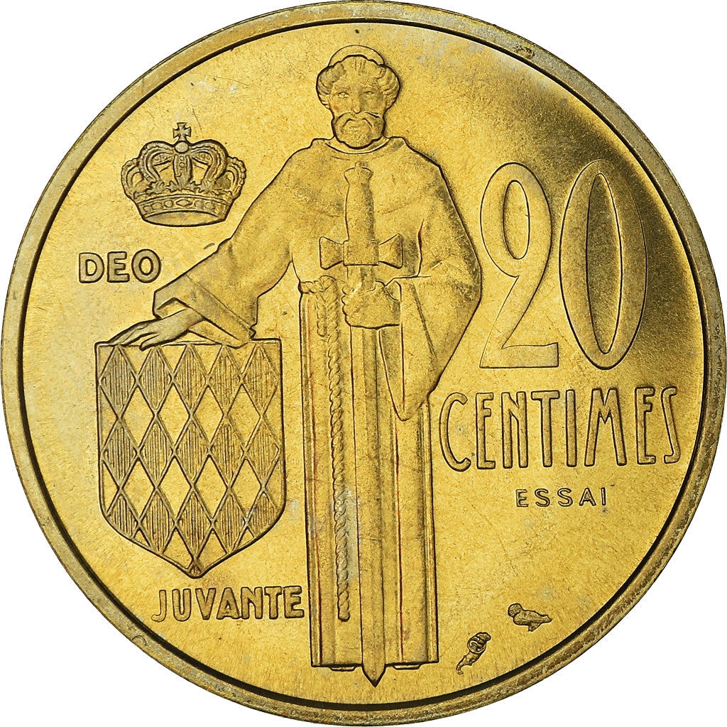 Moneta, Monaco, 20 Centimes, 1962, Paris, SPL, Rame-alluminio, KM:E46