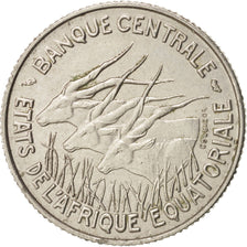 EQUATORIAL AFRICAN STATES, 100 Francs, 1966, Paris, EF(40-45), Nickel, KM:5