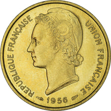 Münze, Togo, 10 Francs, 1956, Paris, ESSAI, STGL, Aluminum-Bronze, KM:E7