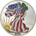 Coin, United States, Dollar, 2000, U.S. Mint, Philadelphia, Colourized