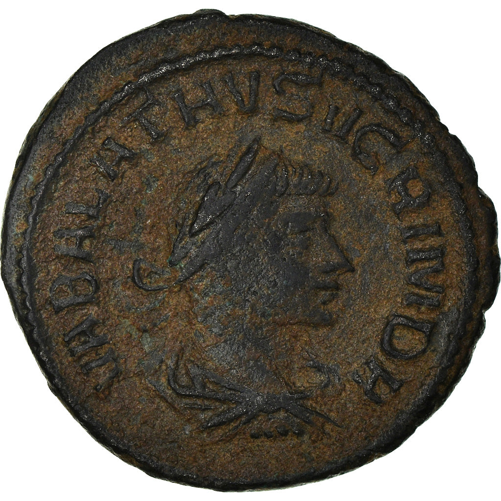 Moeda, Vabalathus and Aurelian, Antoninianus, Antioch, AU(55-58), Lingote