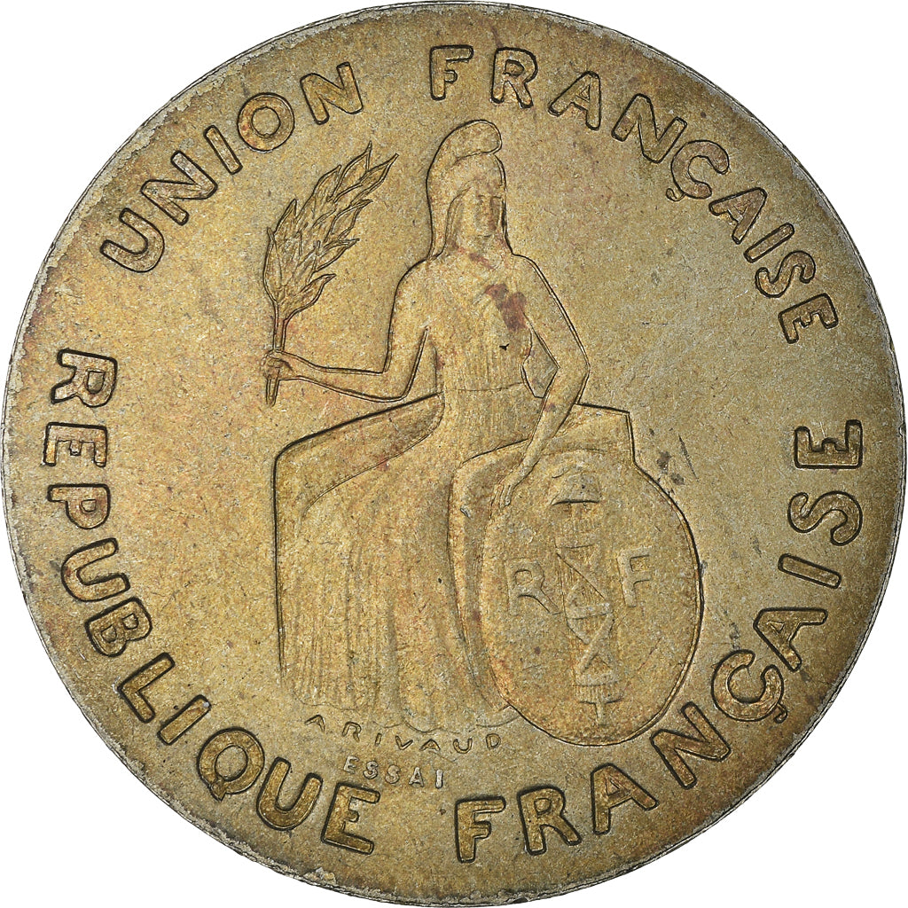 Münze, Neukaledonien, 2 Francs, 1948, Paris, STGL, Nickel-Bronze, KM:E5