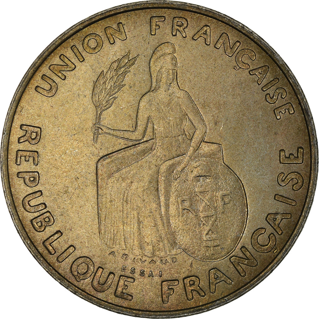 Münze, Neukaledonien, 2 Francs, 1948, Paris, STGL, Nickel-Bronze, Lecompte:27