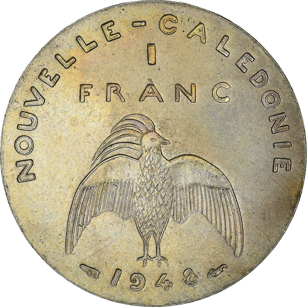 Münze, Neukaledonien, Franc, 1948, Paris, STGL, Nickel-Bronze, Lecompte:25