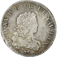 Moneta, Francia, Louis XV, 1/3 Écu de France, 1/3 Ecu, 1721, Paris, MB+