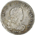 Moneta, Francia, Louis XV, 1/3 Écu de France, 1/3 Ecu, 1721, Paris, MB+