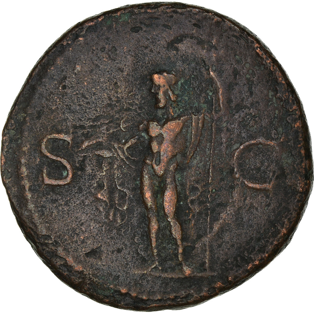 Monnaie, Agrippa, As, 37-41, Rome, TB, Bronze, RIC:58