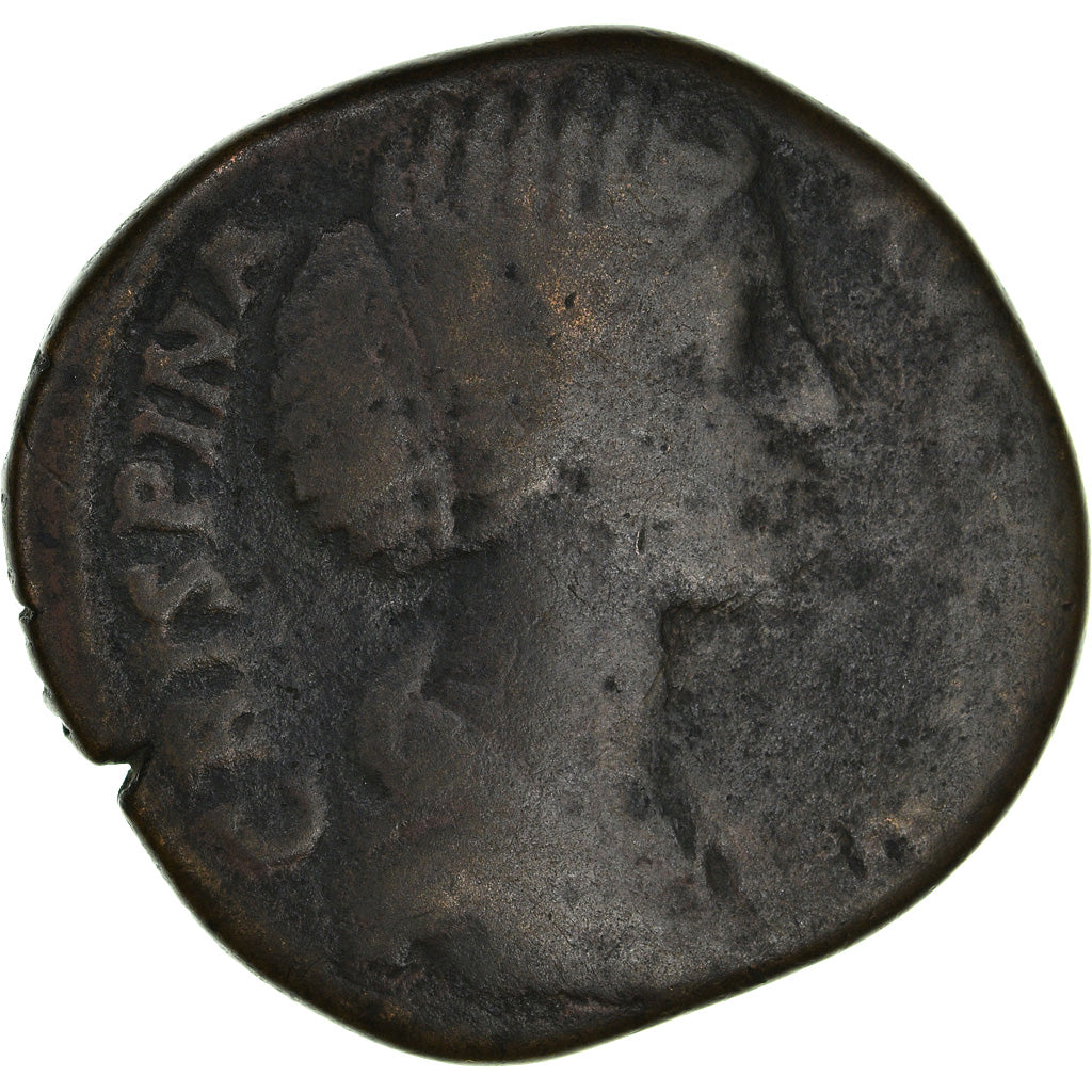 Monnaie, Crispine, Sesterce, Rome, TB, Bronze