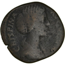Monnaie, Crispine, Sesterce, Rome, TB, Bronze