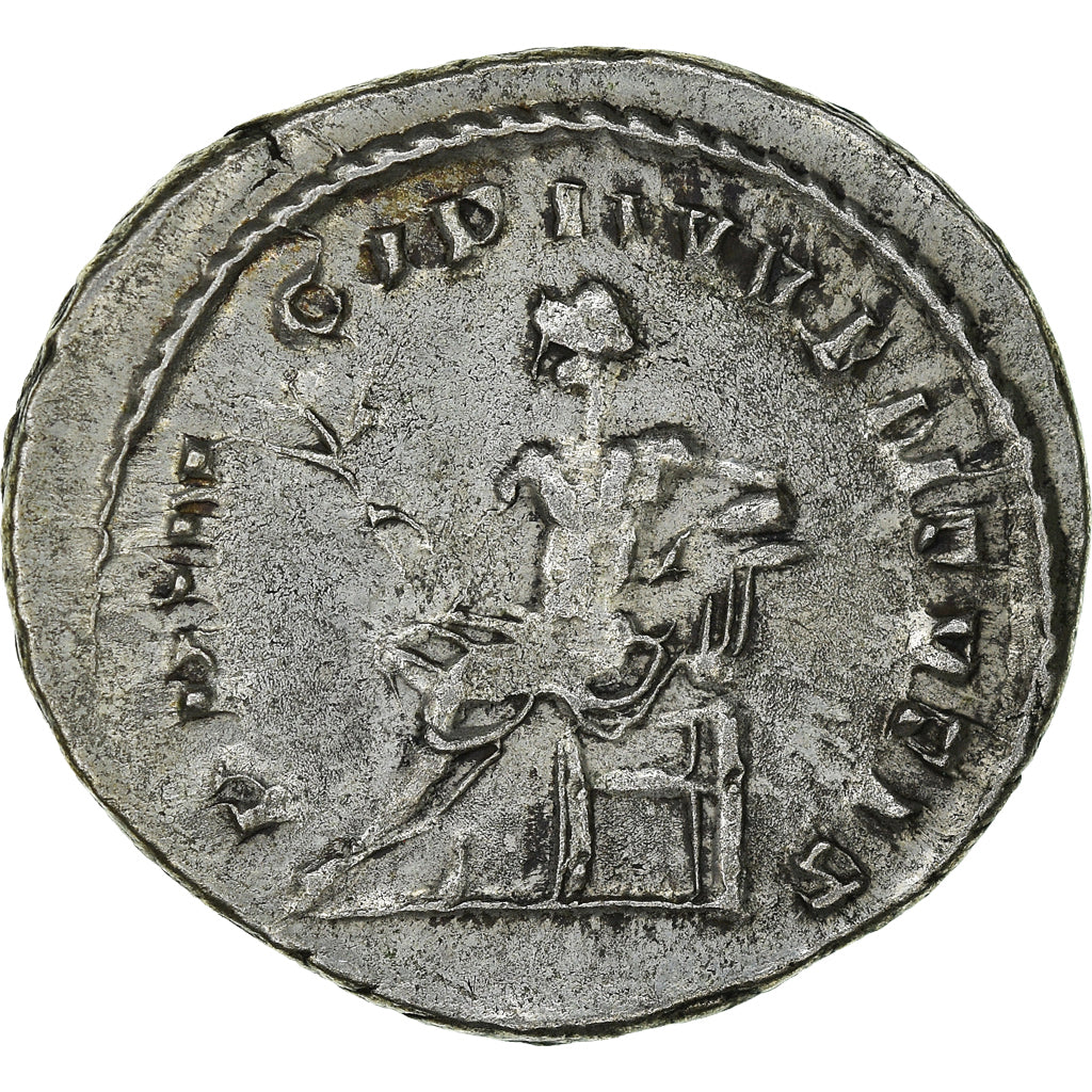 Moneda, Herennius Etruscus, Antoninianus, 251, Rome, MBC+, Vellón, RIC:146