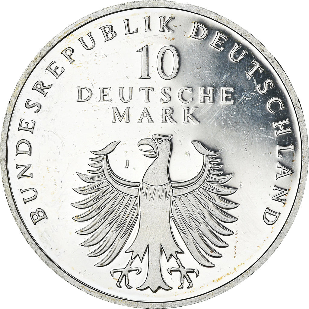 Moneda, ALEMANIA - REPÚBLICA FEDERAL, 10 Mark, 1998, Stuttgart, Proof, EBC+