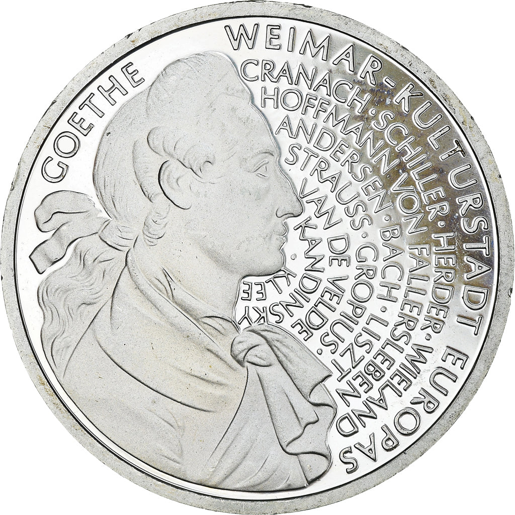 Münze, Bundesrepublik Deutschland, 10 Mark, 1999, Hambourg, Proof, UNZ+