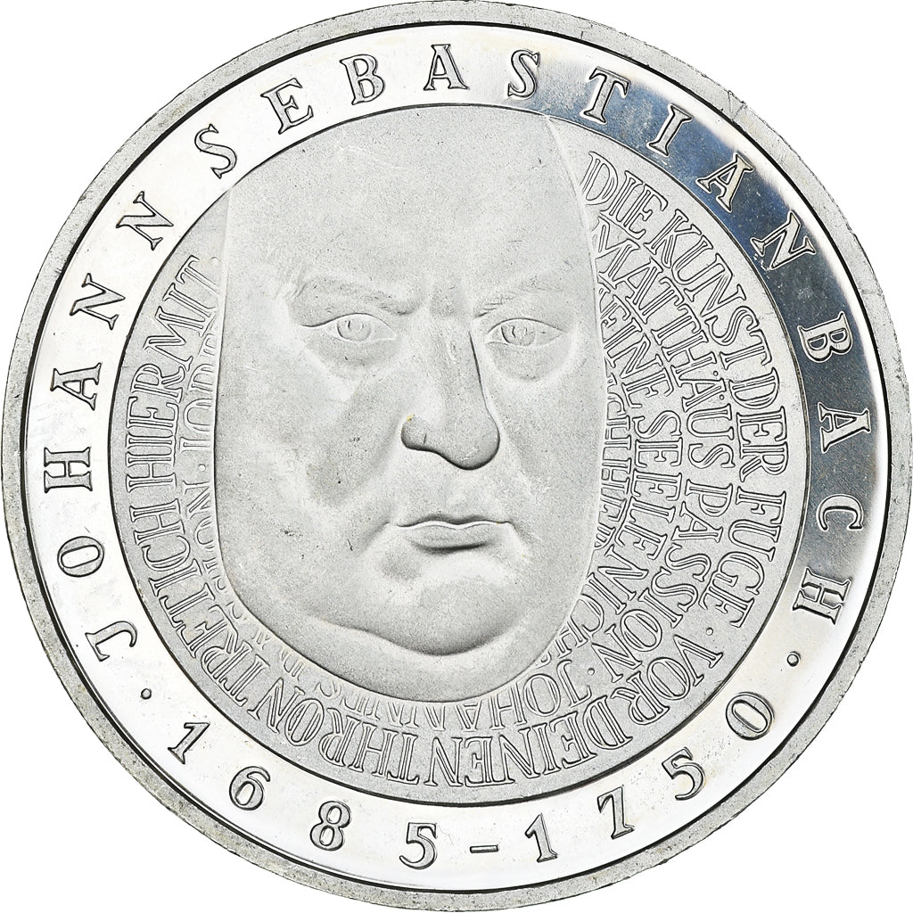 Monnaie, République fédérale allemande, 10 Mark, 2000, Hamburg, Proof, SPL