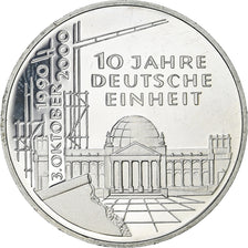 Coin, GERMANY - FEDERAL REPUBLIC, 10 Mark, 2000, Hamburg, Proof, MS(63), Silver