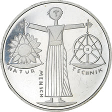 Coin, GERMANY - FEDERAL REPUBLIC, 10 Mark, 2000, Hamburg, Proof, MS(63), Silver