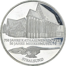 Coin, GERMANY - FEDERAL REPUBLIC, 10 Mark, 2001, Hamburg, Proof, MS(63), Silver