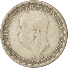 Coin, Sweden, Gustaf V, Krona, 1947, EF(40-45), Silver, KM:814