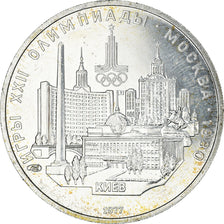 Monnaie, Russie, 5 Roubles, 1977, Saint-Petersburg, SPL, Argent, KM:145