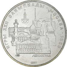 Moneta, Russia, 5 Roubles, 1977, Saint-Petersburg, MS(63), Srebro, KM:146
