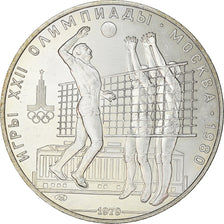 Coin, Russia, Volleyball, 10 Roubles, 1979, MS(65-70), Silver, KM:169